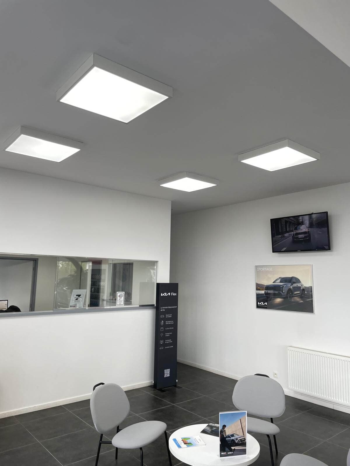 Remplacement dalle LED 60×60